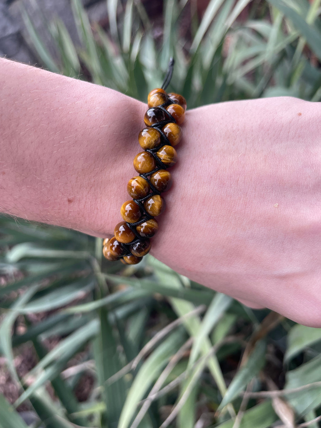 Double Shamballa Tigers eye